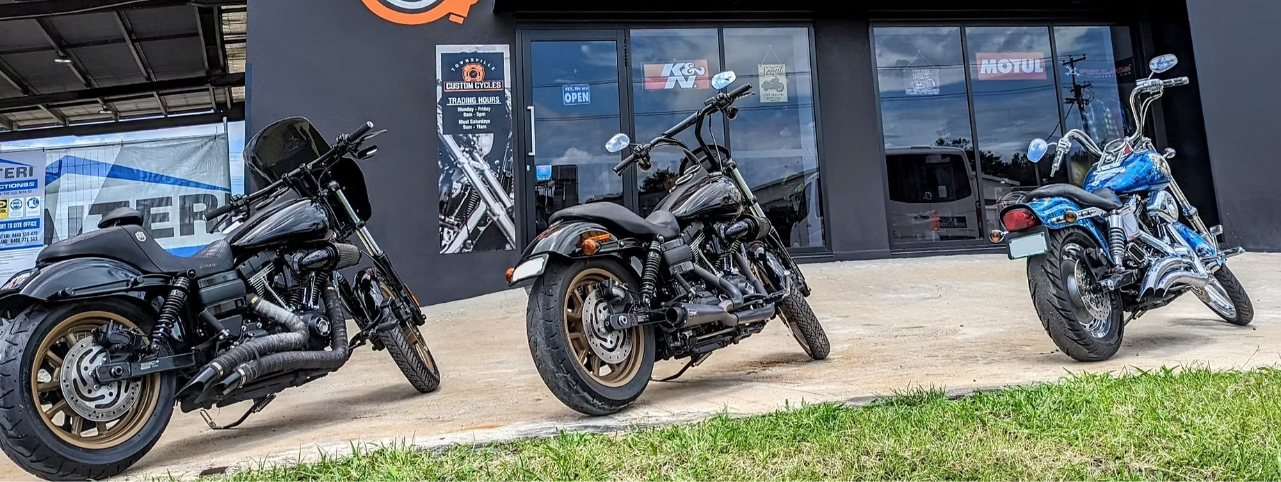 Townsville Custom Cycles workshop