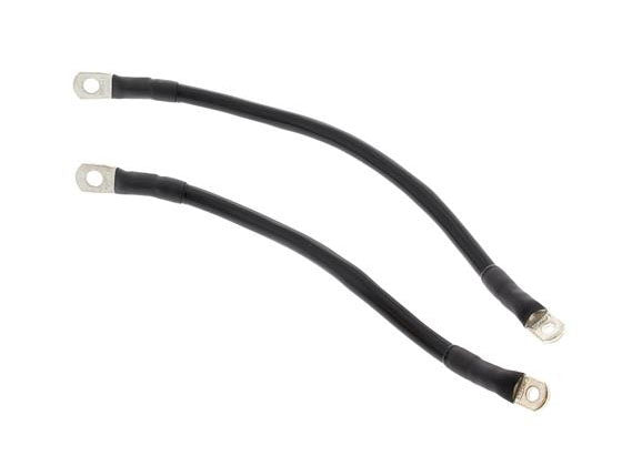 Battery Cable Kit - Black. Fits Softail 1989-2008.