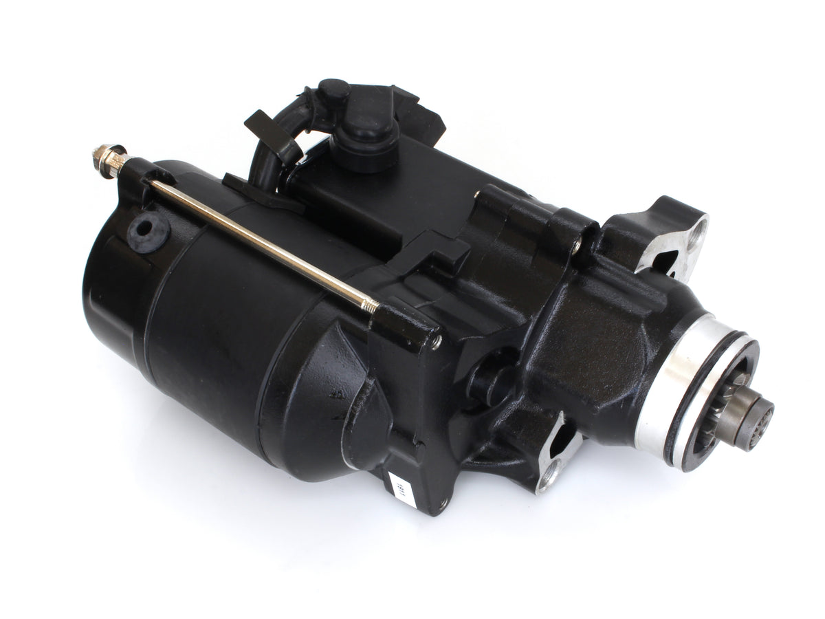 1.4kw Starter Motor - Black. Fits Softail 2007-2017, Dyna 2006-2017 & Touring 2007-2016