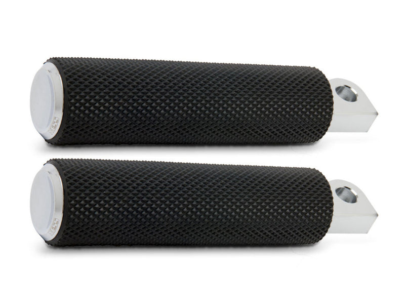 Knurled Fusion Footpegs - Chrome.