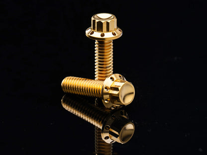 Titanium 12-Point Cam Cover Bolt Kit - Gold. Fits CVO Touring 2023up, Street Glide & Road Glide 2024up, Touring 2025up & Softail 2025up