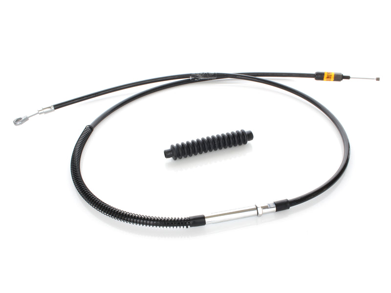 68in. Long Black Vinyl Clutch Cable. Fits 5Spd Big Twin 1987-2006