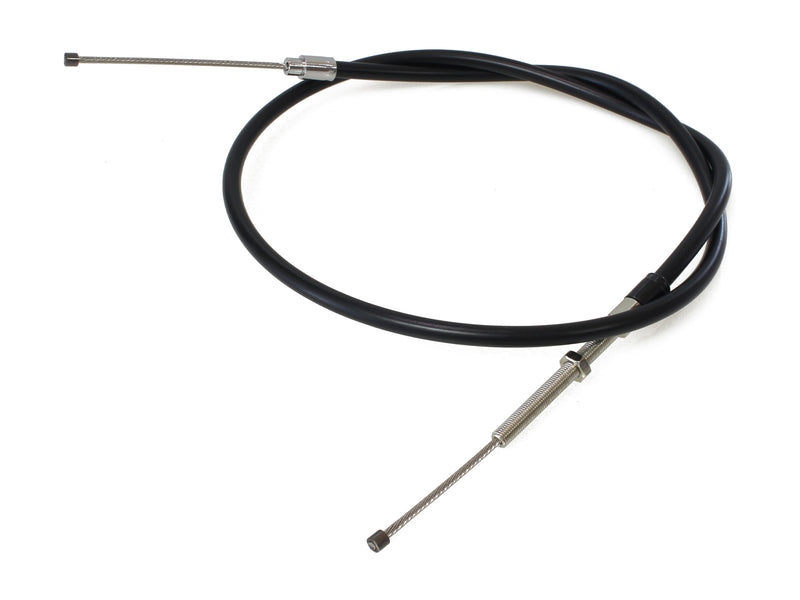 45in. Long Black Vinyl Clutch Cable. Fits Sportster 1971-Early 1984