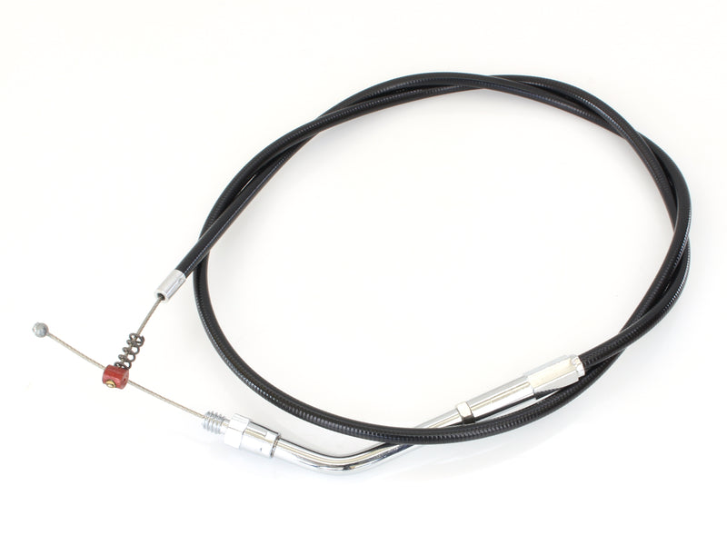 41in. Long Black Vinyl Idle Cable. Fits Big Twin 1981-1988