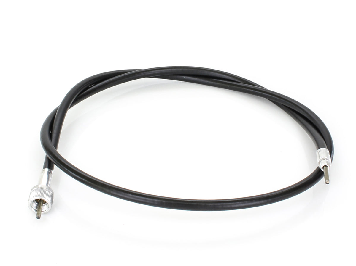 44in. Speedo Cable with 12mm Nut - Black Vinyl.