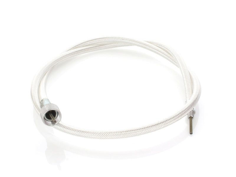 40in. Speedo Cable with 16mm Nut - Platinum Braided.