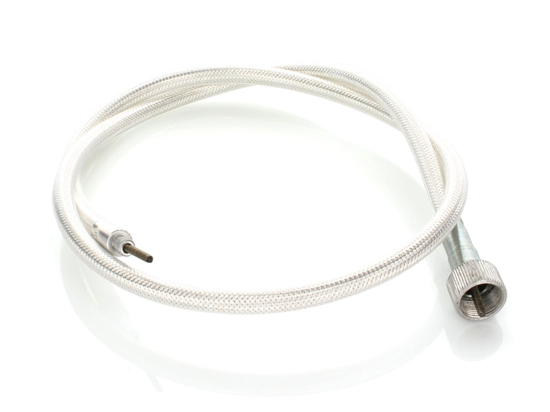 36in. Speedo Cable with 16mm Nut - Platinum Braided.