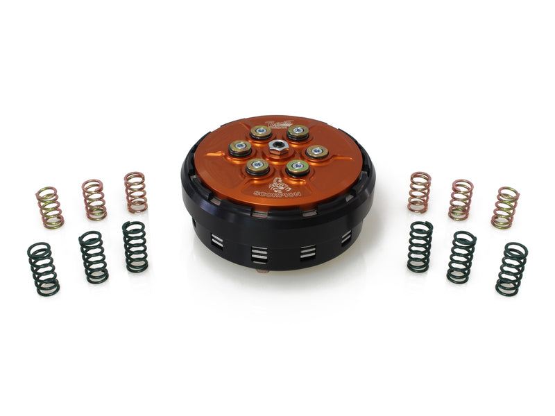 Complete Scorpion Billet Clutch with Basket. Fits 6sp Twin Cam 2007-2017 With Cable Clutch.
