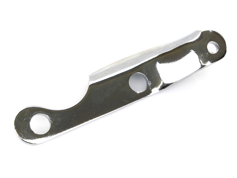 Jiffy Stand Spring Plate - Chrome. Fits Big Twin 1936-1985.