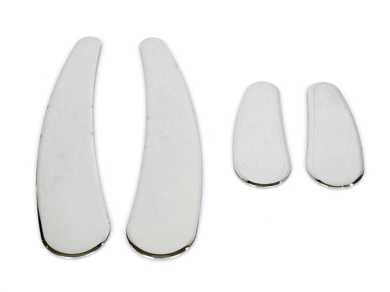 Frame Inserts - Chrome. Fits Softail 1986-2006.