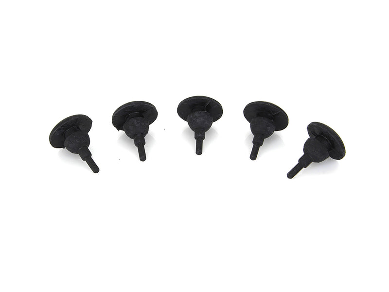 Jiffy Stand Bumper Rubber - Pack of 5. Fits Softail 1989-2006, Dyna Convertible 1994-2000, Dyna Super Glide Sport 1999-2005 & Sportster 1986-1988