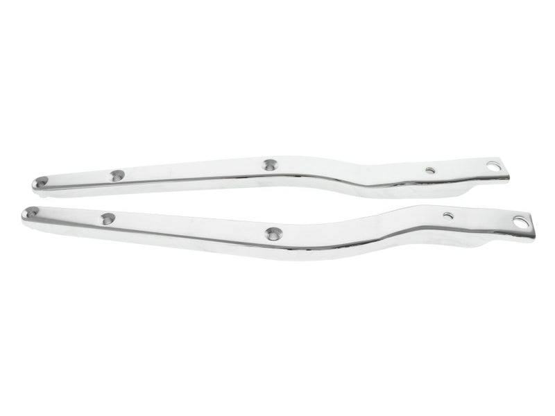 Rear Fender Struts - Chrome. Fits 4Spd FL 1958-1984.
