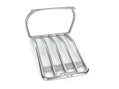 Luggage Rack - Chrome. Fits FXST 2006-2015 with 200 Rear Tyre & Bob Tail Fender.