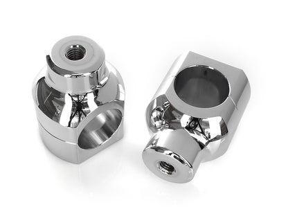 1-1/2in. Tall Billet Risers - Chrome. Fits 1-1/2in. Handlebars.