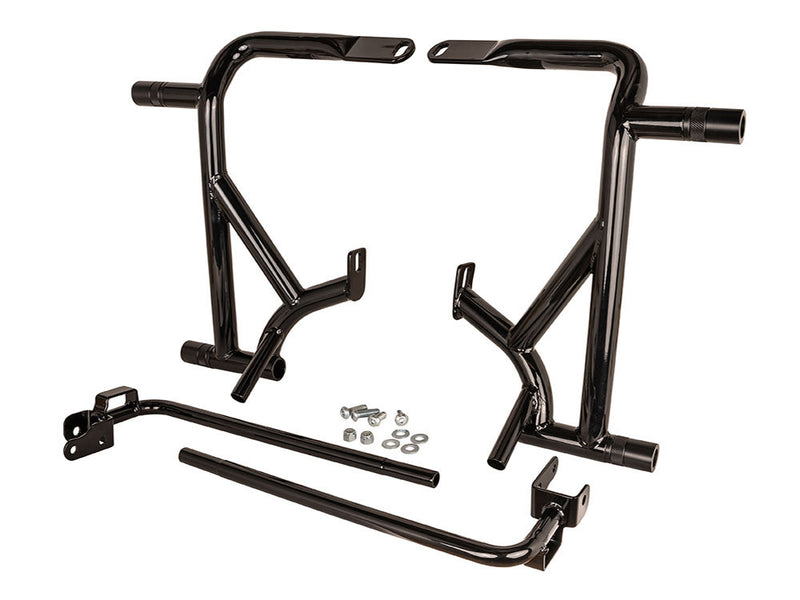 Rear Brawler Crash Bar Kit - Black. Fits Touring 2014up