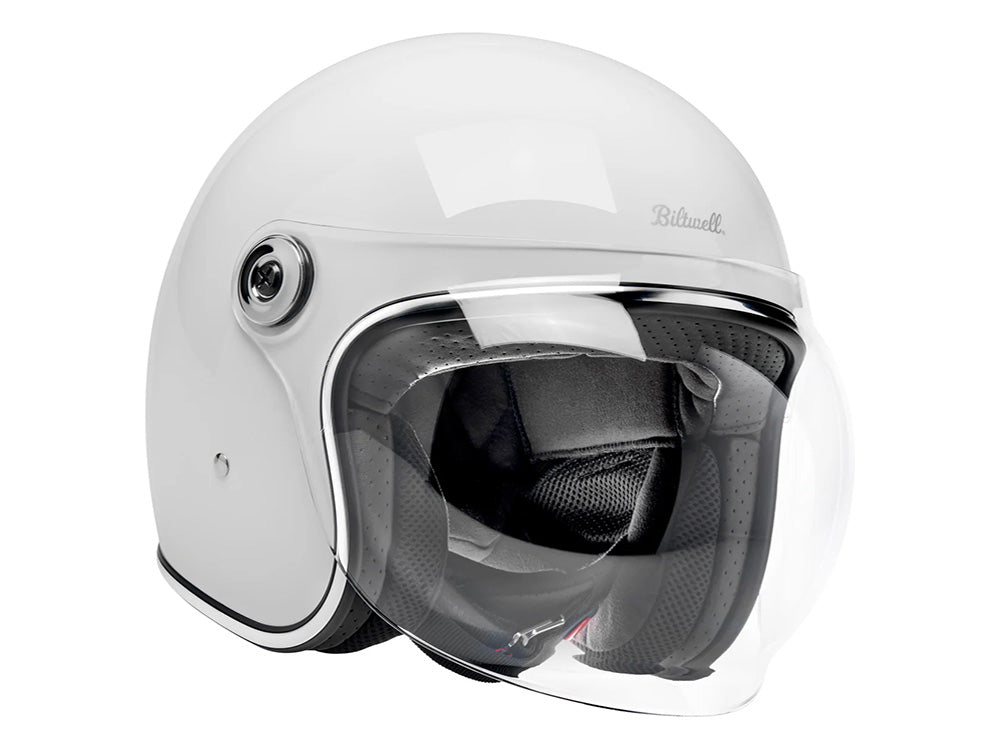 Tahoe Open Face Helmet - Gloss White. Size Medium with ECE R22.06 Compliance