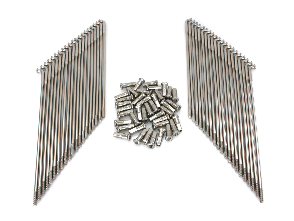 19in. Spokes - Stainless Steel. Fits Original Style H-D Deep Drop Center Rim when used in conjunction with 1997up H-D Style Wide Glide Front Hub.