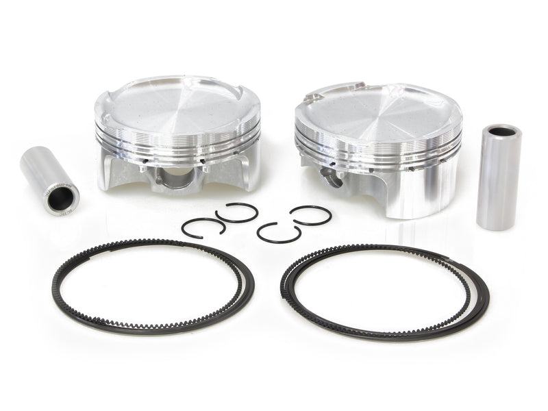 Std Pistons with 9.5:1 Compression Ratio. Fits V-Rod 2002-2007 Stock Bore/Stock Stroke.