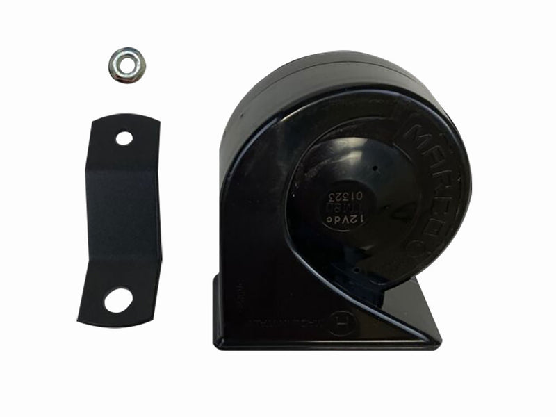 109db Electromagnetic Horn Kit - Black. Fits Softail 2018-2024
