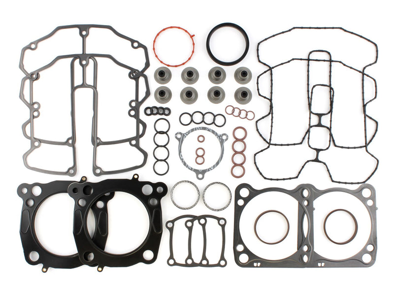 Top End Gasket Kit with 0.030in. Multi-Layer Steel MLS Head Gaskets. Fits Touring 2017-2024 & Softail 2018-2024 with 107 to 114 or 114 to 117 & 4.075in. Big Bore Kit.