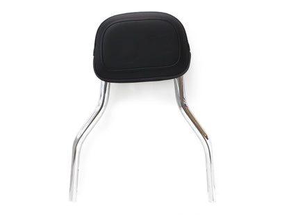 Short Quick Detachable Sissy Bar Kit - Chrome. Fits FX Softail 2006-2015 & Fatboy 2007-2017 with 200mm Rear Tyre.