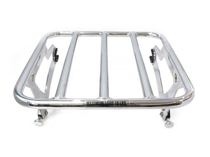 Quick Detachable Luggage Rack - Chrome. Fits Cobra Sissy Bar # COB-602-2000.