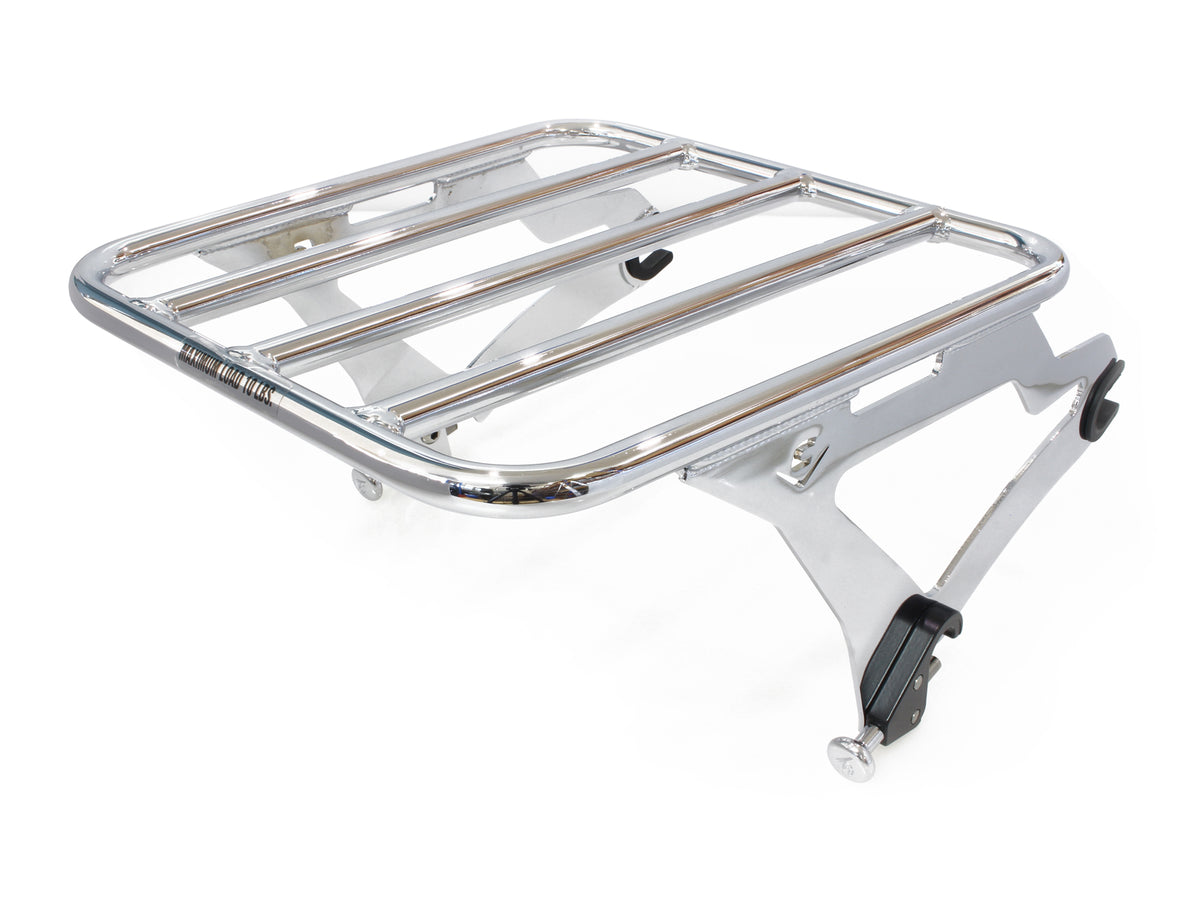 Quick Detachable Luggage Rack - Chrome. Fits Cobra Sissy Bar # COB-602-2000.