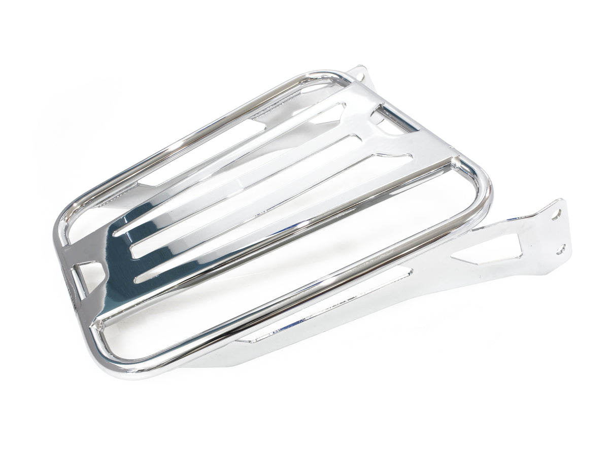 Quick Detachable Luggage Rack - Chrome. Fits Cobra Sissy Bars #'s COB-602-2001, COB-602-2004 & COB-602-2005.