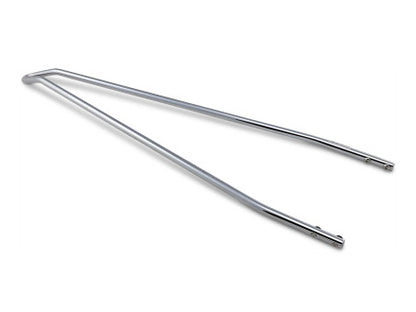 30in. Tall Attitude Stick Sissy Bar Upright - Chrome. Fits 6.88in. - 8.75in. Wide Side Plates.