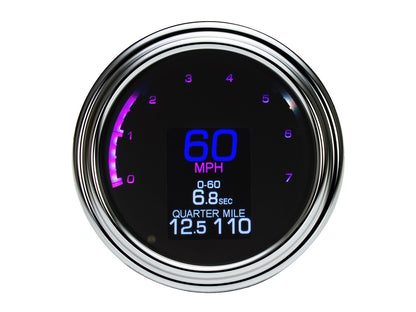 4-1/2in. Tank Mount KPH Speedometer with Tachometer - Chrome. Fits Big Twin 1936-2003.