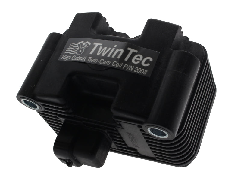 Ignition Coil - Black. Fits Twin Cam 1999-2006 & Sportster 2004-2006 Models with Carburettor.