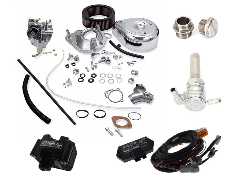 Delphi Fuel Injection to Carb Conversion Kit. Fits Softail, Dyna & Touring 2004-2006