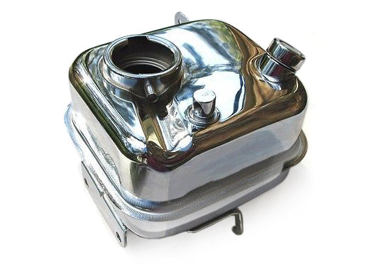 Oil Tank - Chrome. With Provision for Drop In Filter. Fits 4Spd Big Twin 1965-1982.