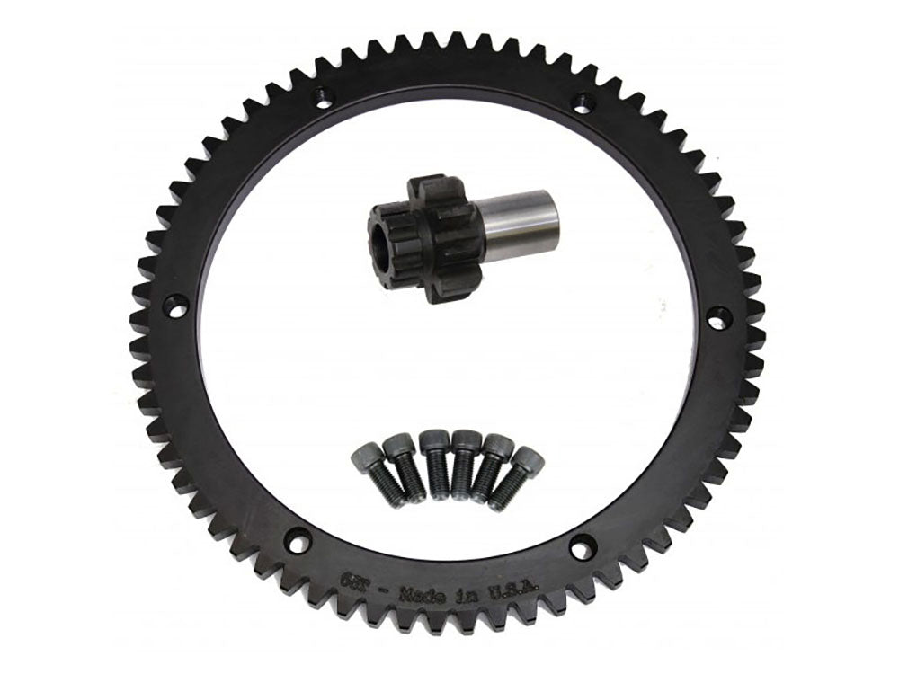 66 Tooth Starter Ring Gear Kit. Fits Dyna 1998-2005, Softail 1998-2006 & Touring 1998-2006
