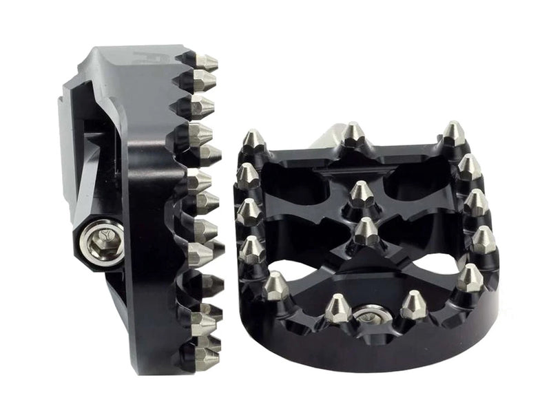 V3 MX Footpegs with HD Male Mount - Black.