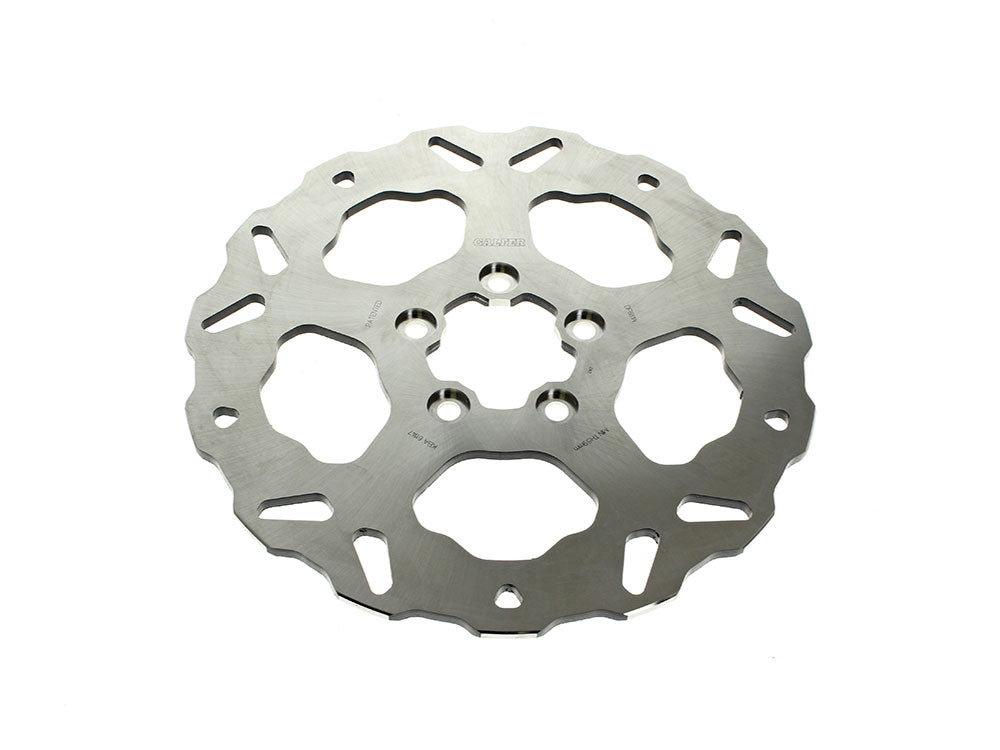 11.5in. Rear Solid Mount Wave Disc Rotor. Fits Big Twin 2000up & Sportster 2000-2010.