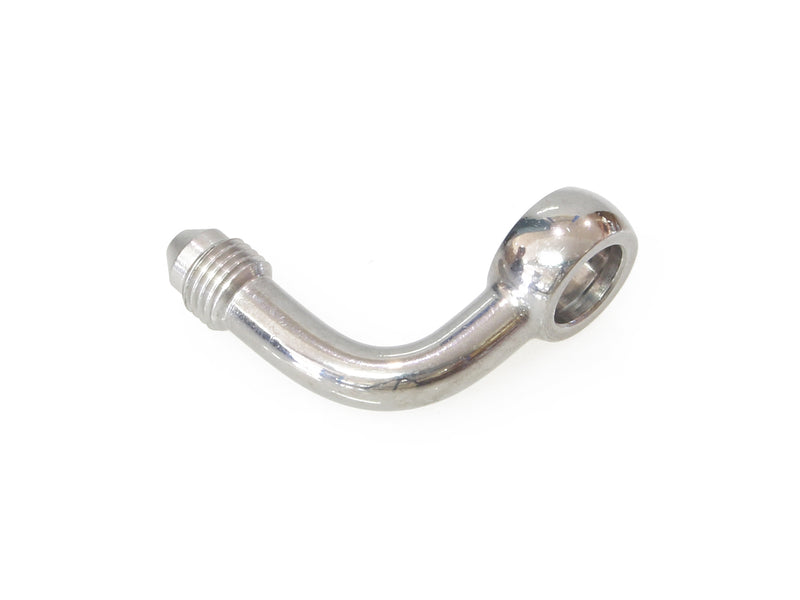 Stainless Steel 3/8in. ID, 90 Degree Banjo. Fits Hide-A-Line Micro Line.