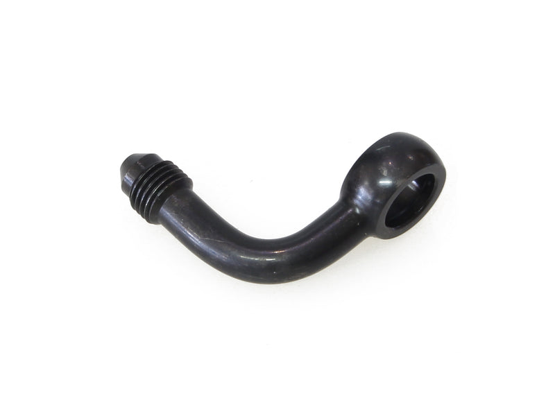 Black 3/8in. ID, 90 Degree Banjo. Fits Hide-A-Line Micro Line.