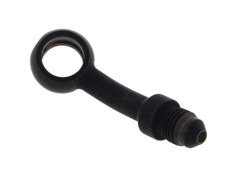 Black 7/16in. ID, 35 Degree Banjo - Male #3 End.