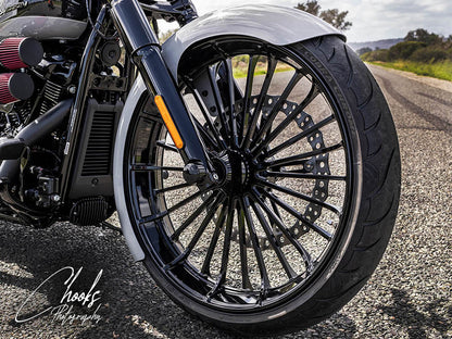 23in. x 3.75in. FXBR3/Breakout Replica Wheel - Gloss Black. Fits Breakout 2013up.