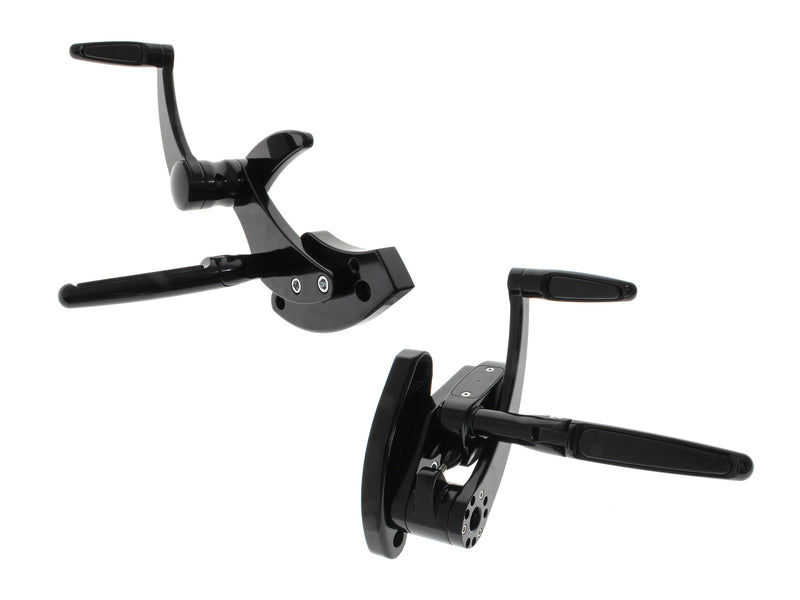 Forward Controls - Rubber Inlay - Black. Fits Softail 2018up. Length Adjustable.