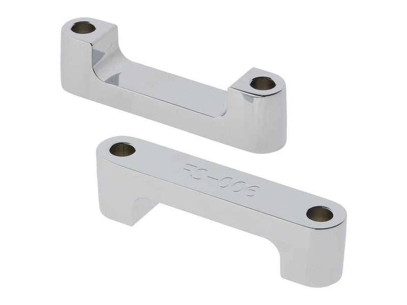 Fender Spacer Kit - Chrome. Fits Touring 1984-2013 with 23in. or 26in. Wheel & Custom Fender