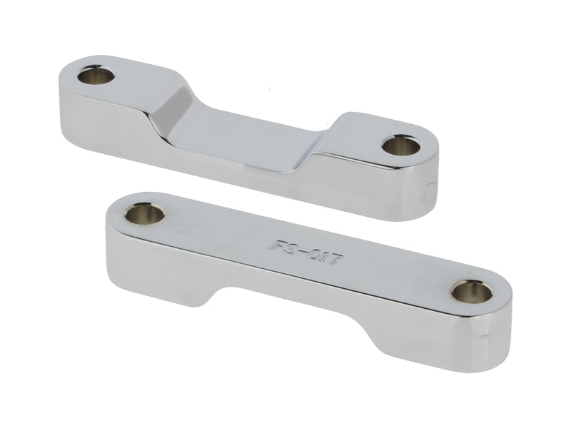 Fender Spacer Kit - Chrome. Fits Touring 2014-2023 with 23in. or 26in. Wheel & Custom Fender