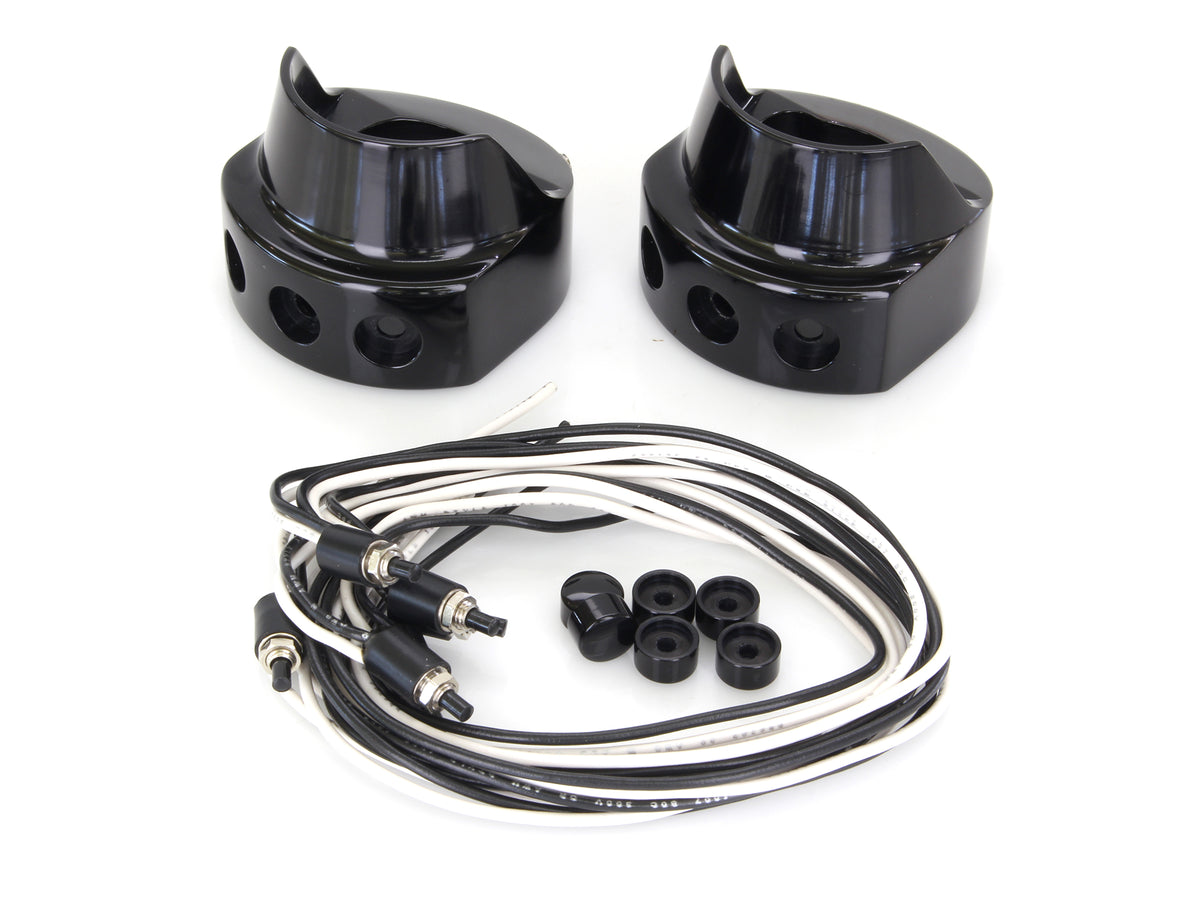 Left & Right Handlebar Switch Assembly - Black