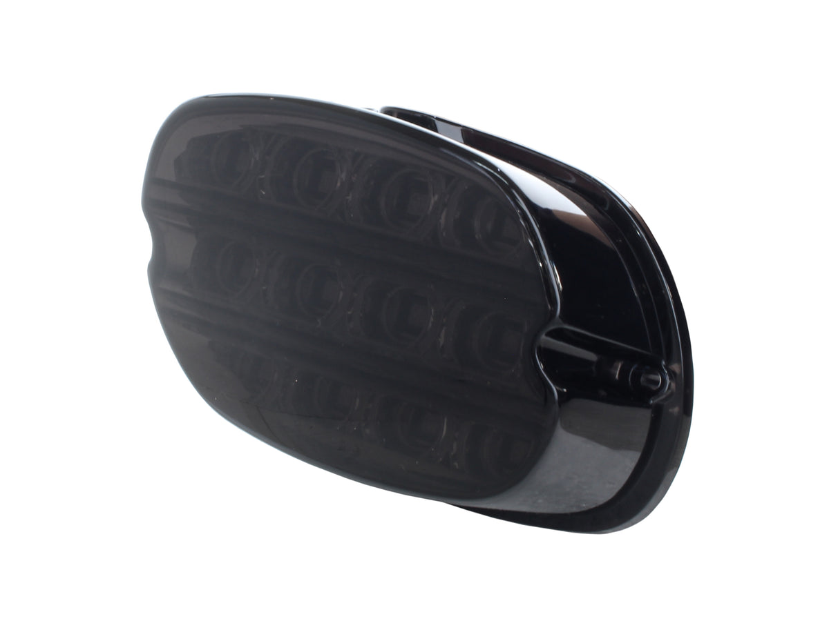 Low Profile LED Taililight with Smoke Lens. Fits Most 1999up Models