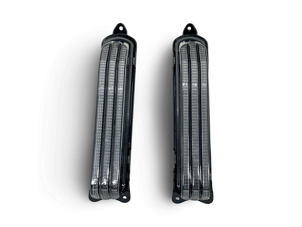 LED CVO Taillight Panels - Red Run/Brake, Amber Turn, Smoke Lenses. Fits CVO Touring 2014up.