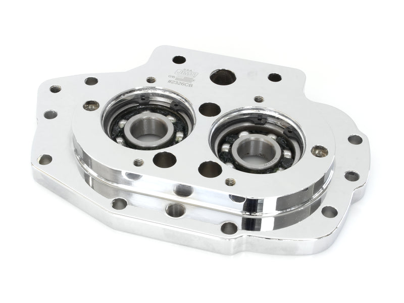 Transmission Trap Door with Exhaust Mounting Hole. Fits 5Spd Big Twin 1999-2006
