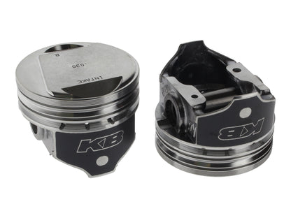 +.030in. Dome Top Pistons with 9.6:1 Compression Ratio. Fits Big Twin 1984-1999 with Evo Engine.
