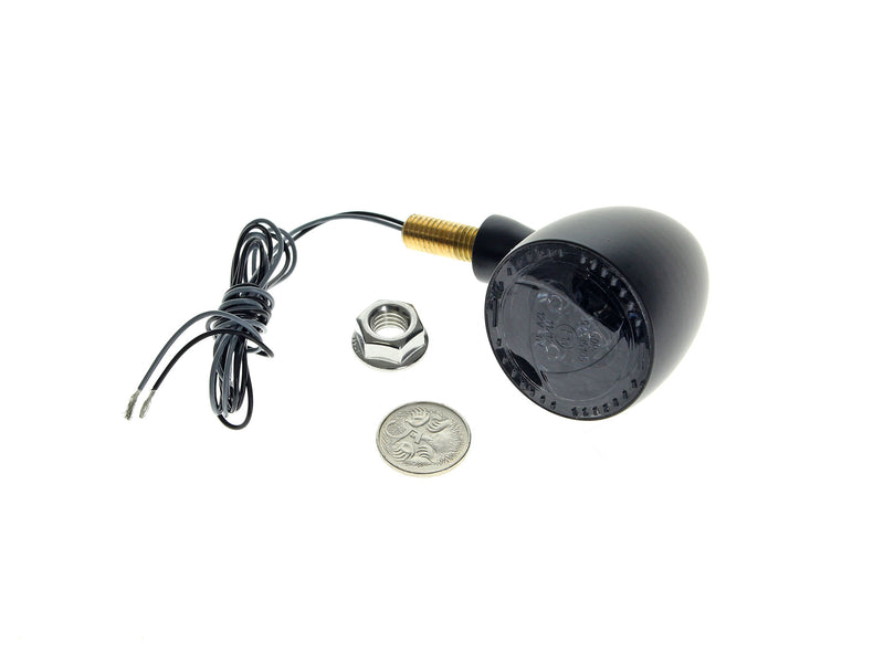 Bullet 1000 Dark LED Turn Signal - Black.