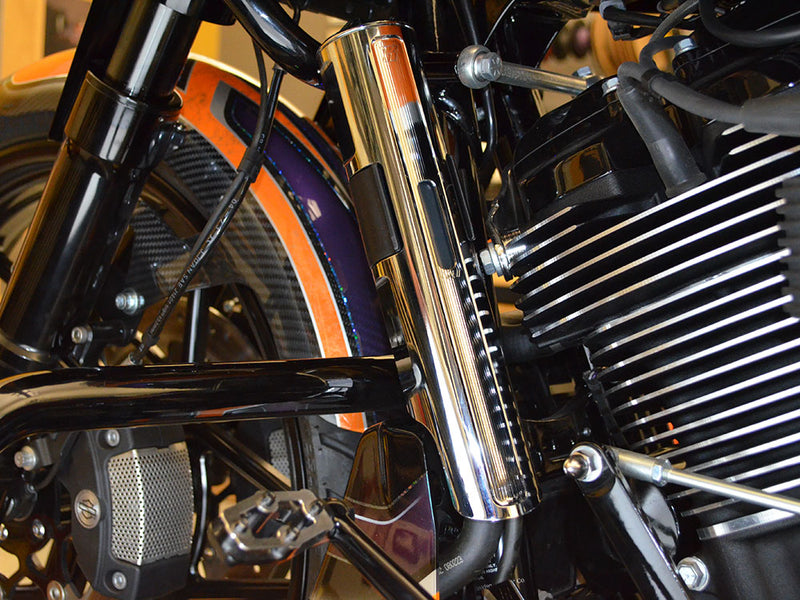 Water Reservoir Cover - Chrome. Fits CVO Touring 2023up & Street Glide & Road Glide 2024up